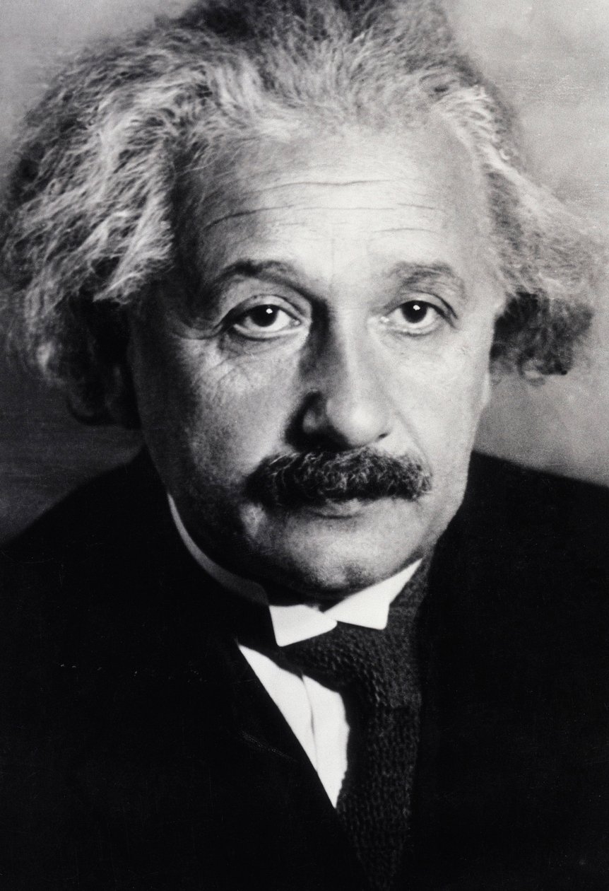 Albert Einstein (m/w kuva) tekijältä Unknown photographer
