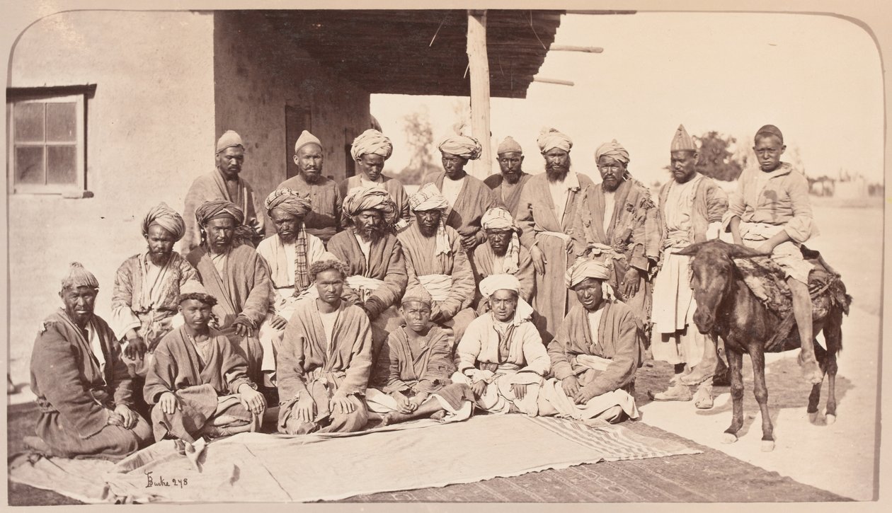 Durbar Square ja paikalliset päälliköt, Kabul tekijältä Unknown photographer