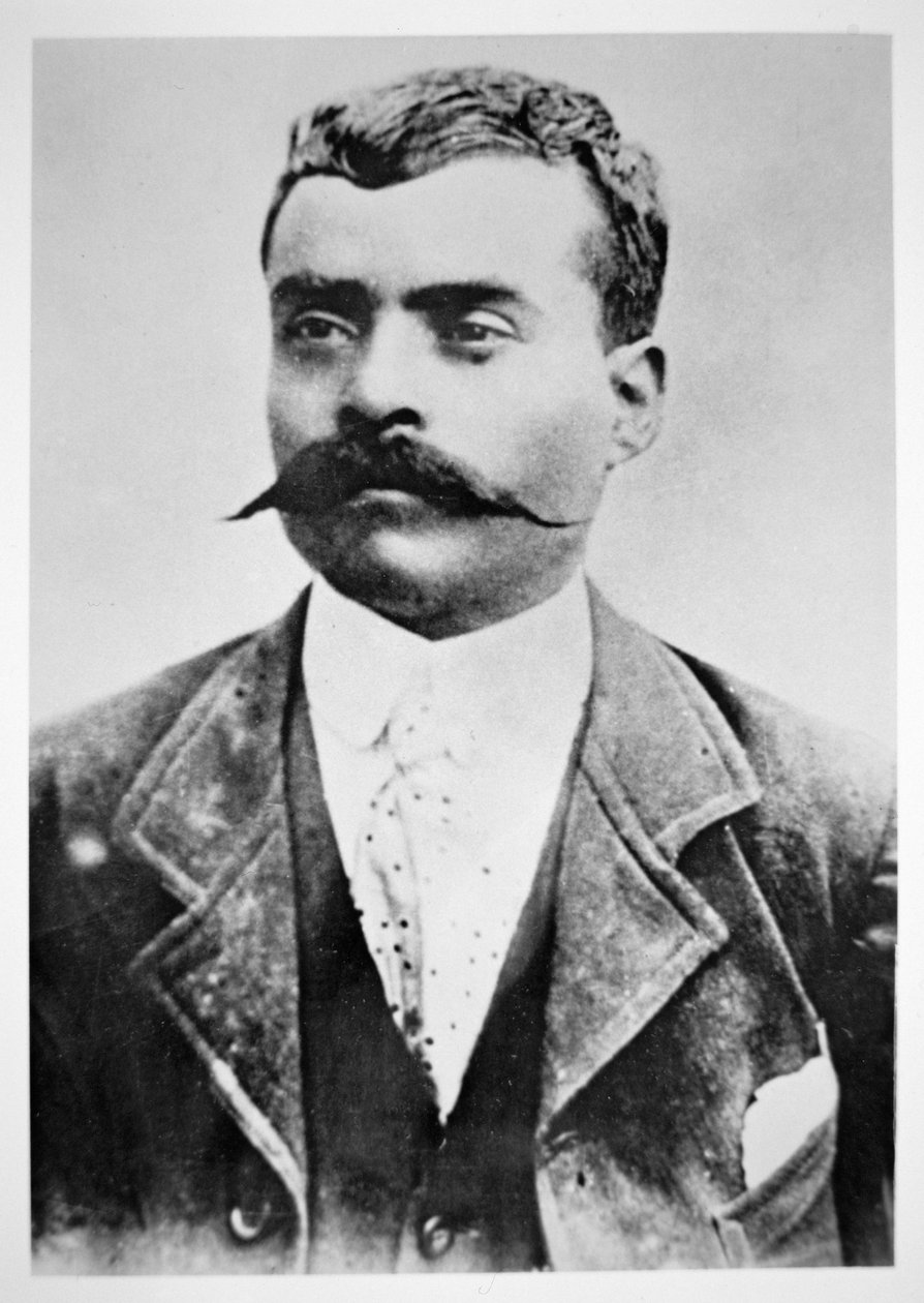 Emiliano Zapata (s/w-valokuva) tekijältä Unknown photographer