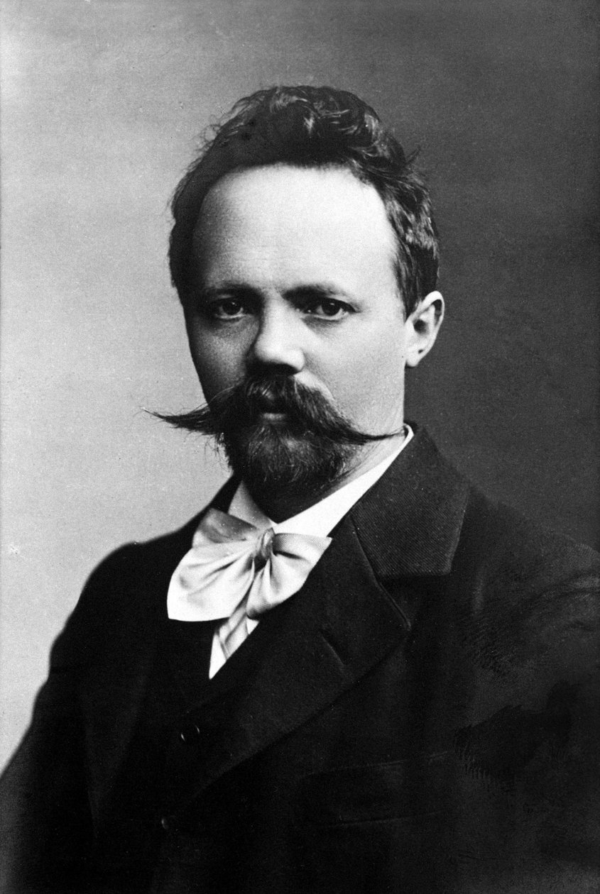 Engelbert Humperdinck (1854-1921), saksalainen säveltäjä. tekijältä Unknown photographer