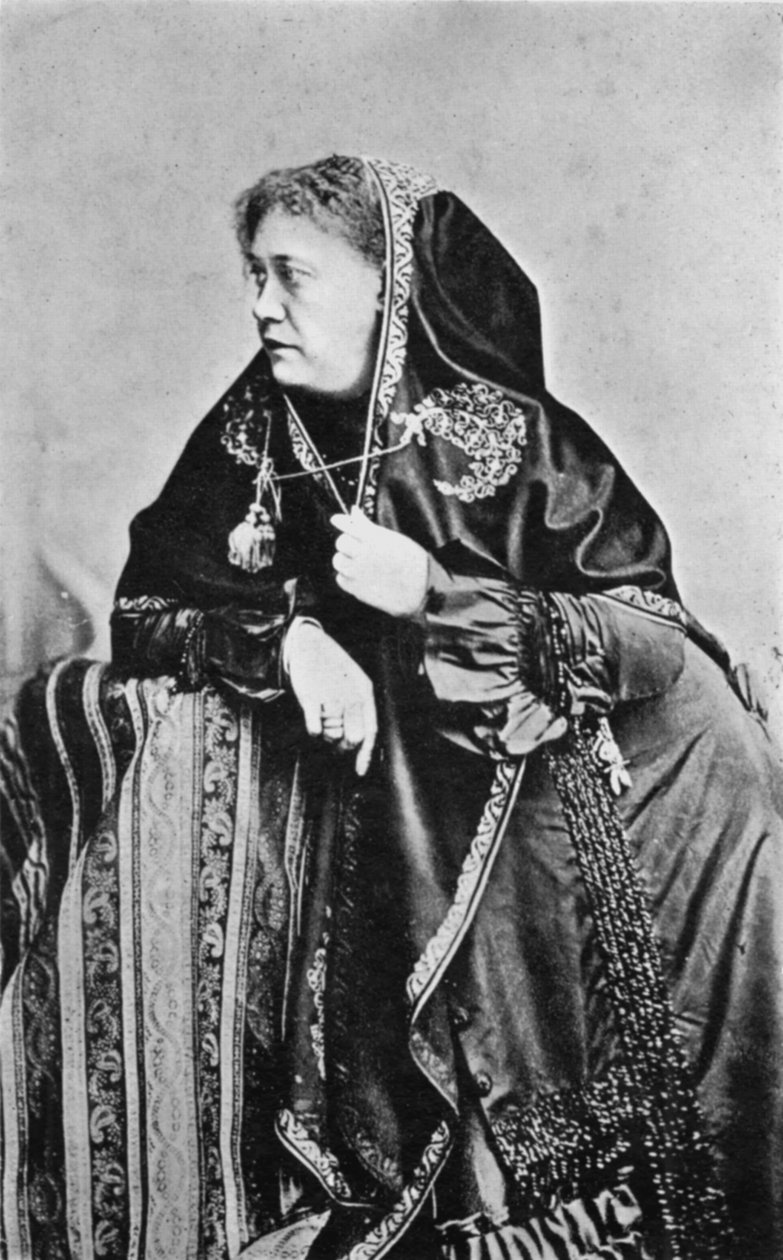 Helena Petrovna Blavatsky (kuva) tekijältä Unknown photographer