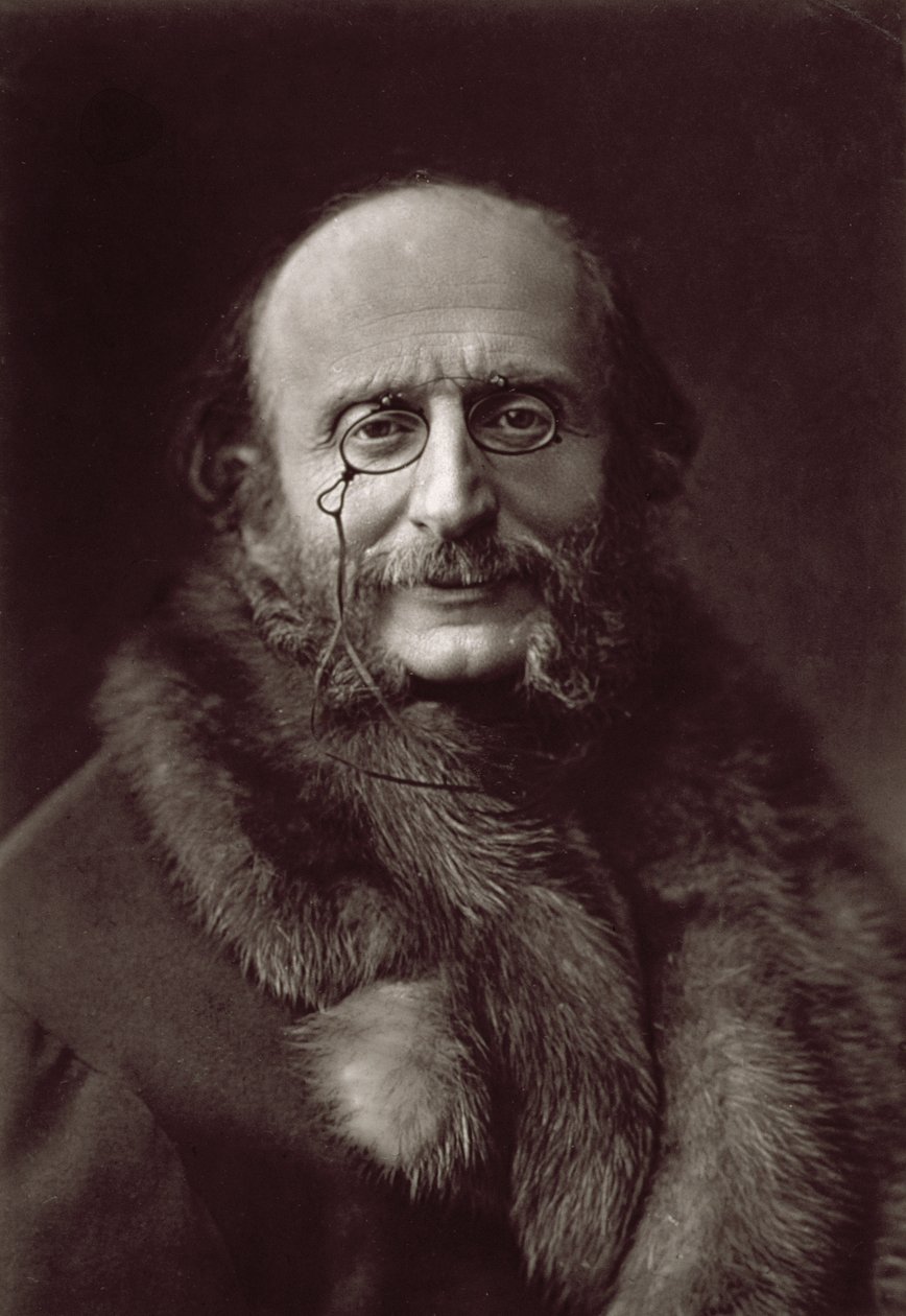 Jacques Offenbach (1819-80), saksalainen säveltäjä (m/v kuva) tekijältä Unknown photographer