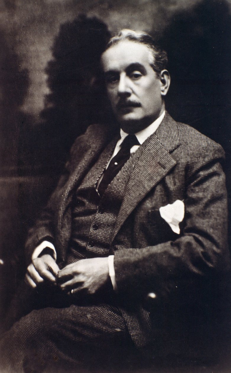 Giacomo Puccinin muotokuva (m/w kuva) tekijältä Unknown photographer