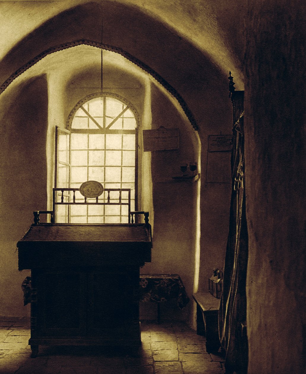 Pieni synagoga lähellä Länsimuuria tekijältä Unknown photographer