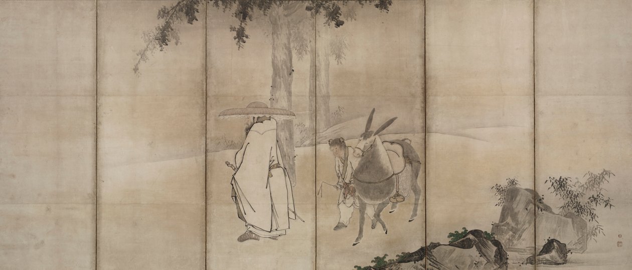 Sushi-työ, air rly 1600s. tekijältä Unkoku Tōgan