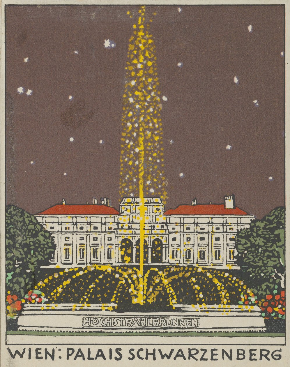 Vienna: Palais Schwarzenberg, 1908. tekijältä Urban Janke.