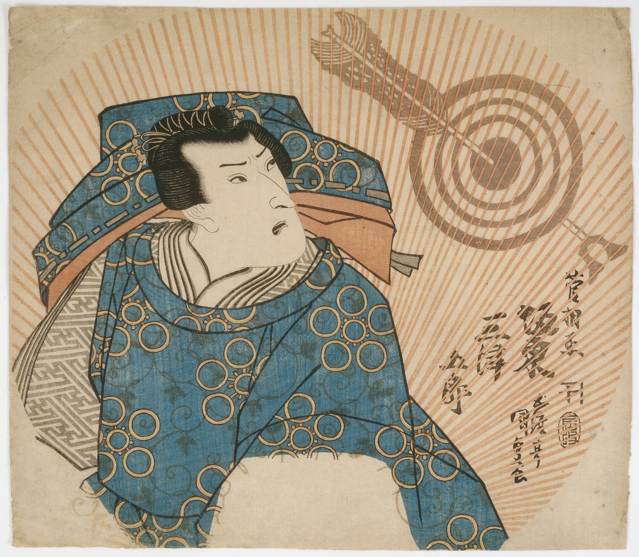 The Actor Bando Mitsugoro IV as Kan Shojo, Edo period, 1832 (colour woodblock print) tekijältä Utagawa Kunisada