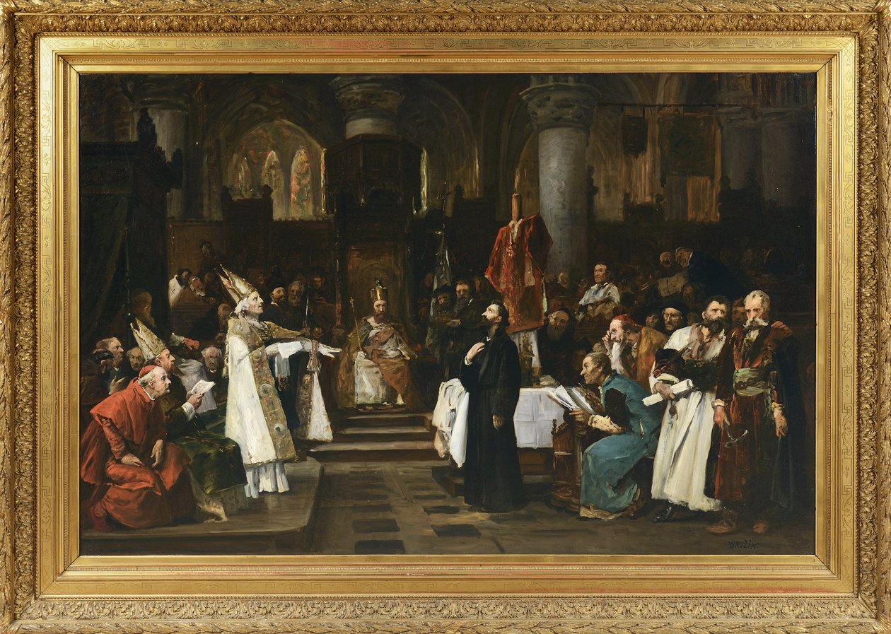 Jan Hus tekijältä Vaclav Brozik