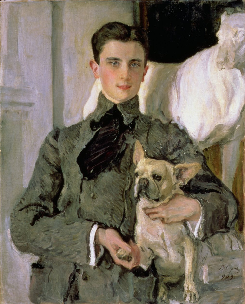 Muotokuva kreivi Feliks Feliksovich Sumarokov-Jelstovista (1887-1967) myöhemmin ruhtinas Jusupovista, 1903 tekijältä Valentin Aleksandrovich Serov