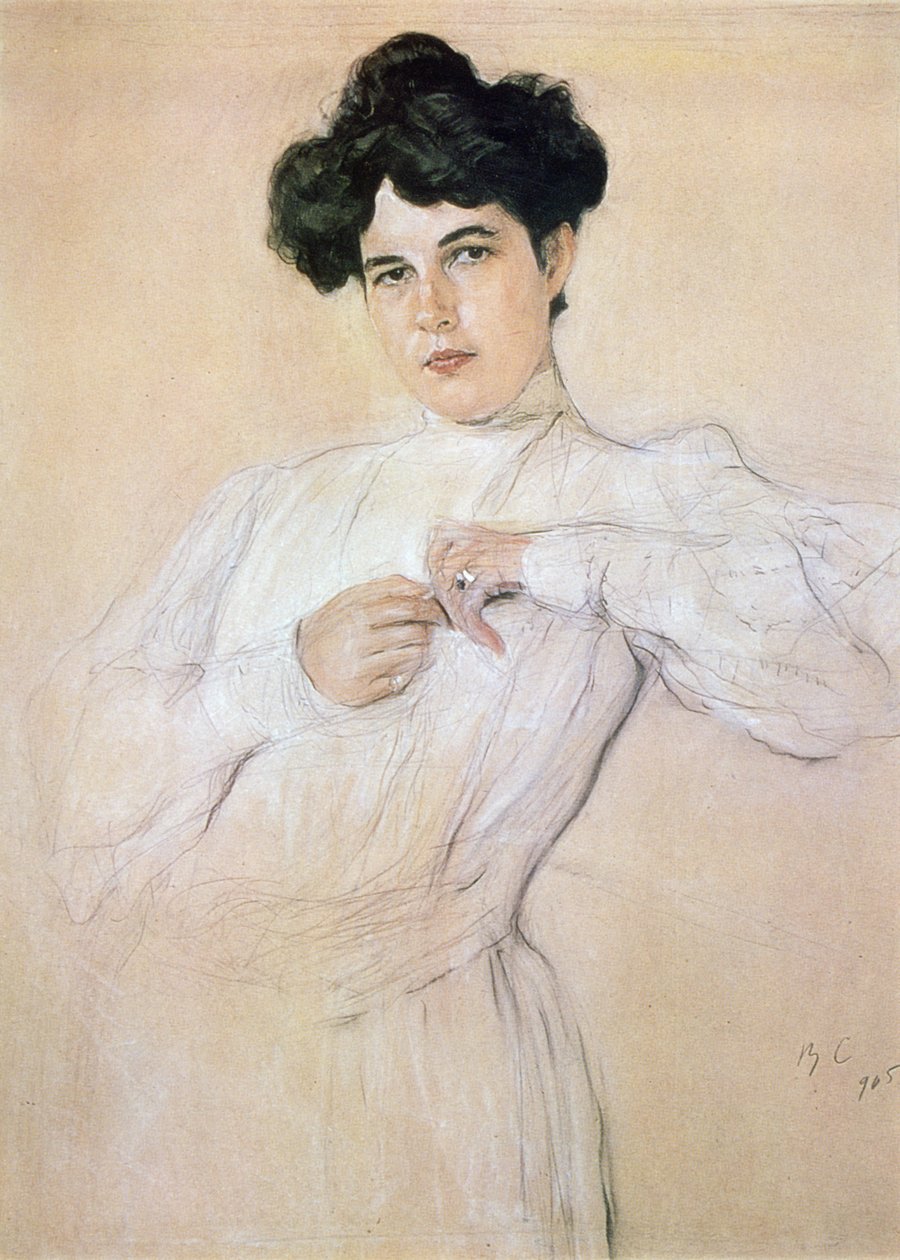 Maria Pavlovna Botkina tekijältä Valentin Aleksandrovich Serov