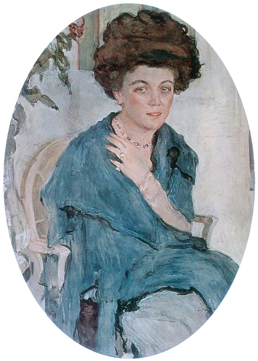 Muotokuva OP Elena Olive, tekijältä Valentin Aleksandrovich Serov