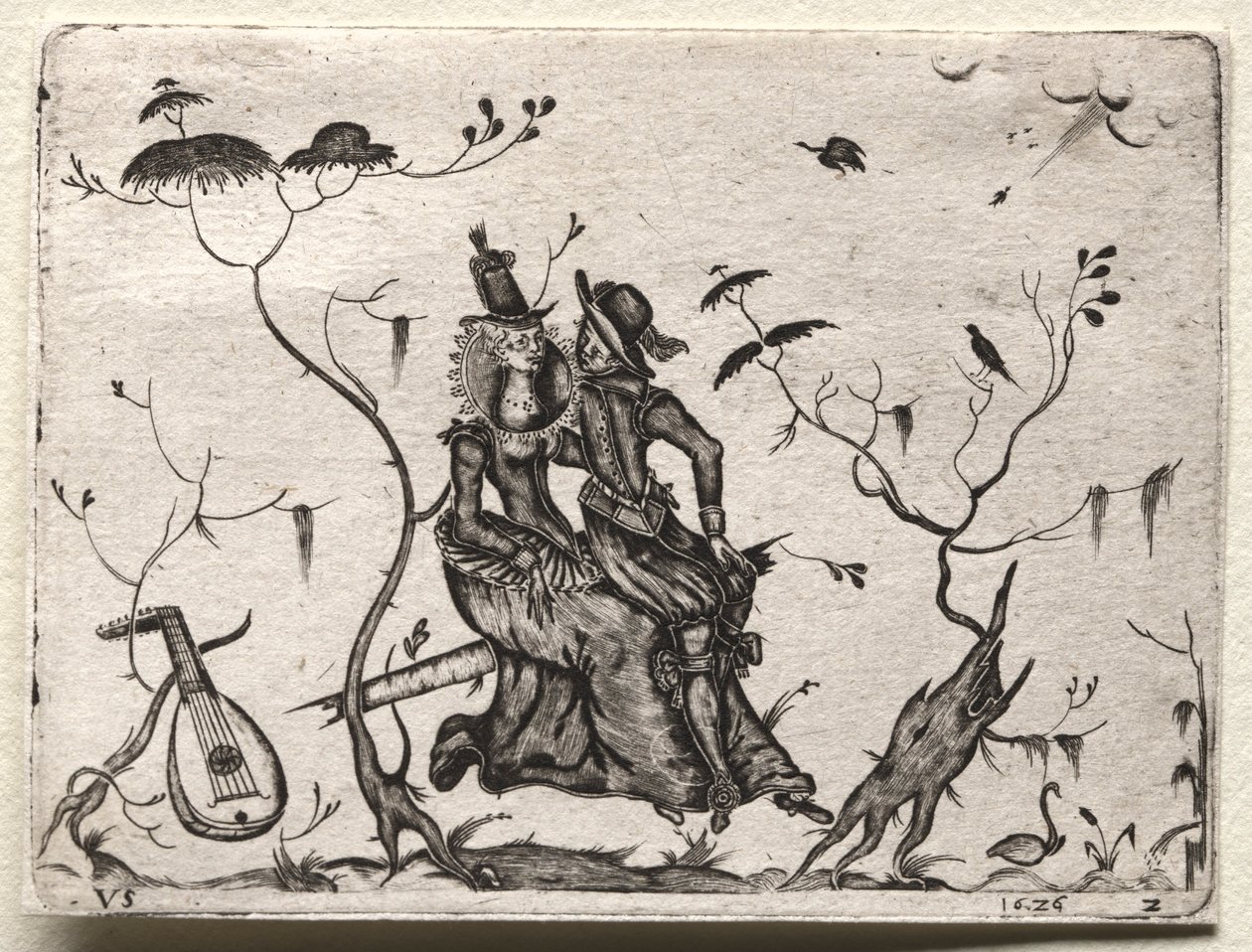 Rakastajapari, 1626. tekijältä Valentin Sezenius