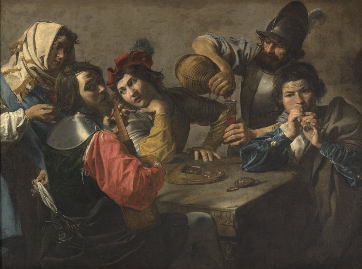 Concertul (ulei pe pânză) finlandez tekijältä Valentin de Boulogne