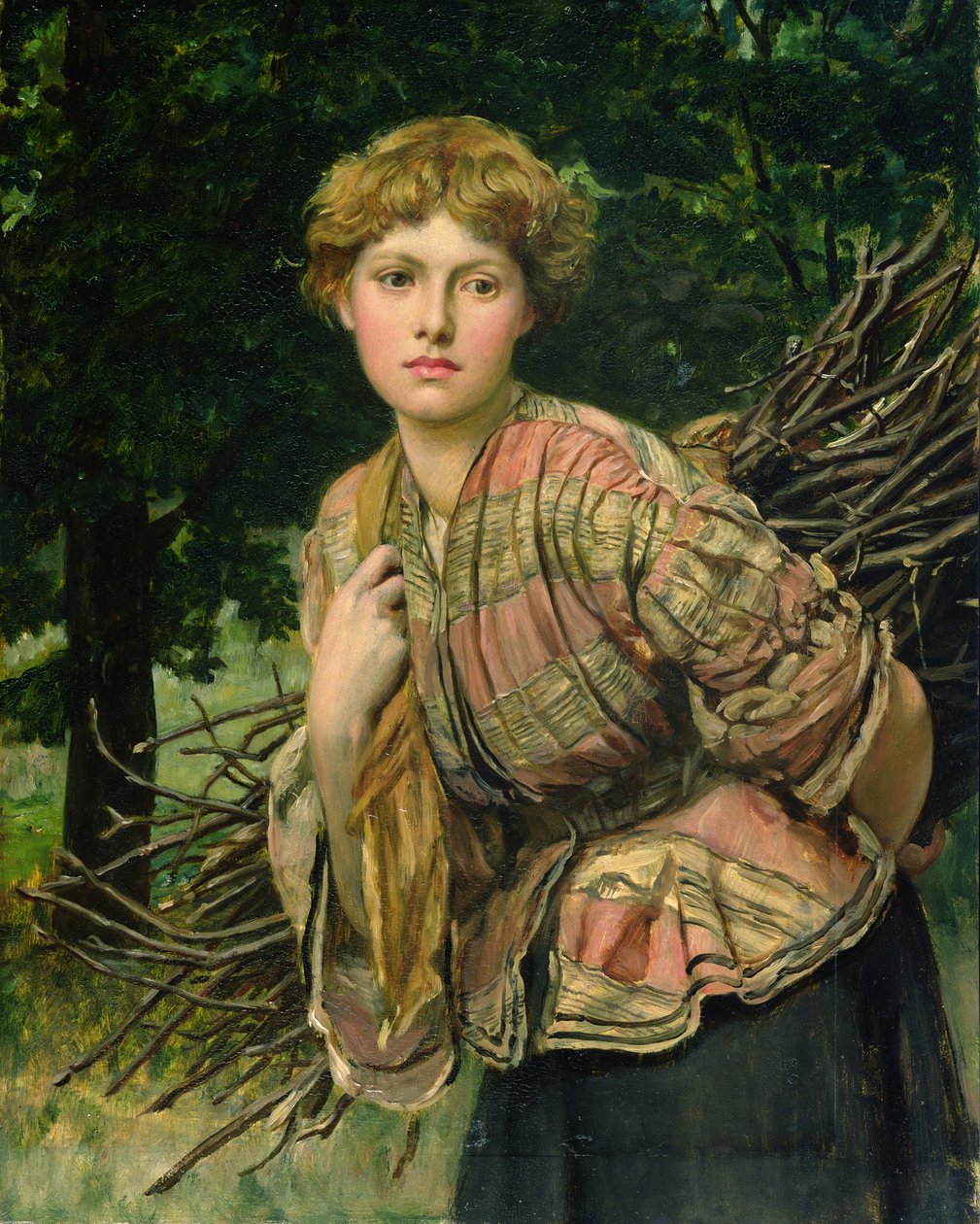 Riistanhoitajan tytär, 1875 tekijältä Valentine Cameron Prinsep