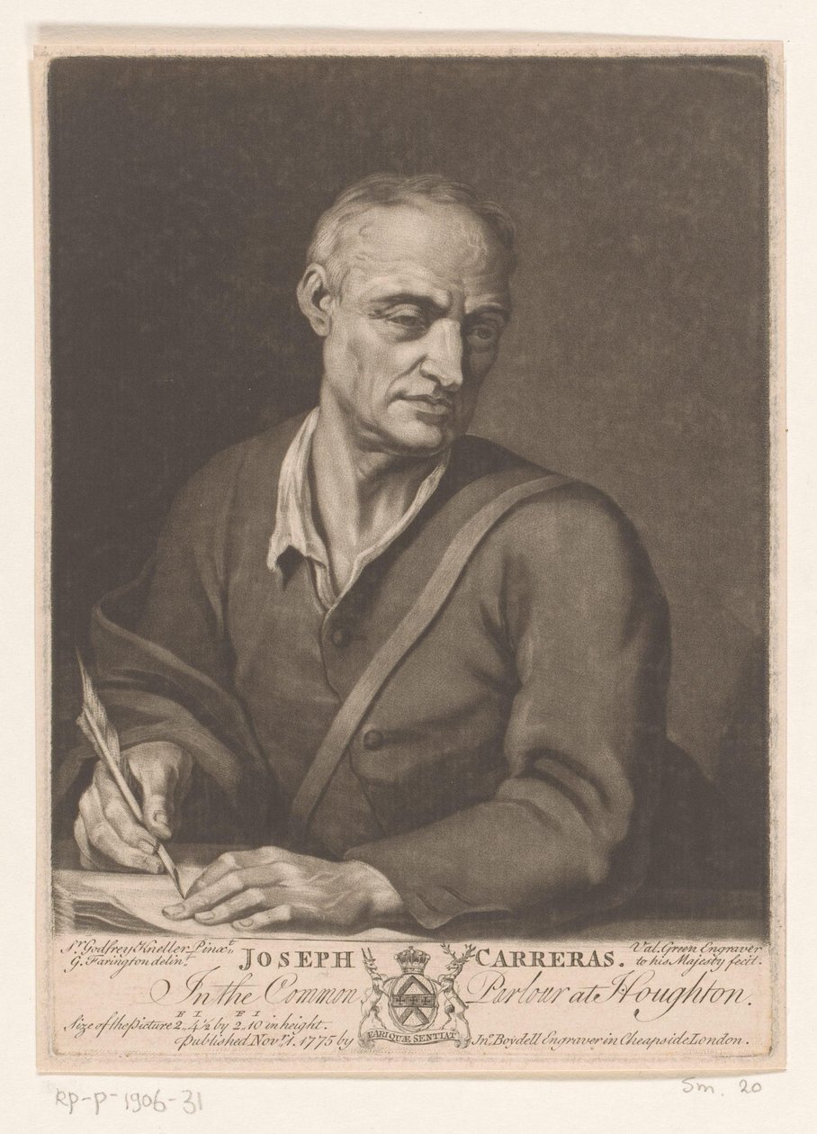 Muotokuva Joseph Carreras tekijältä Valentine Green