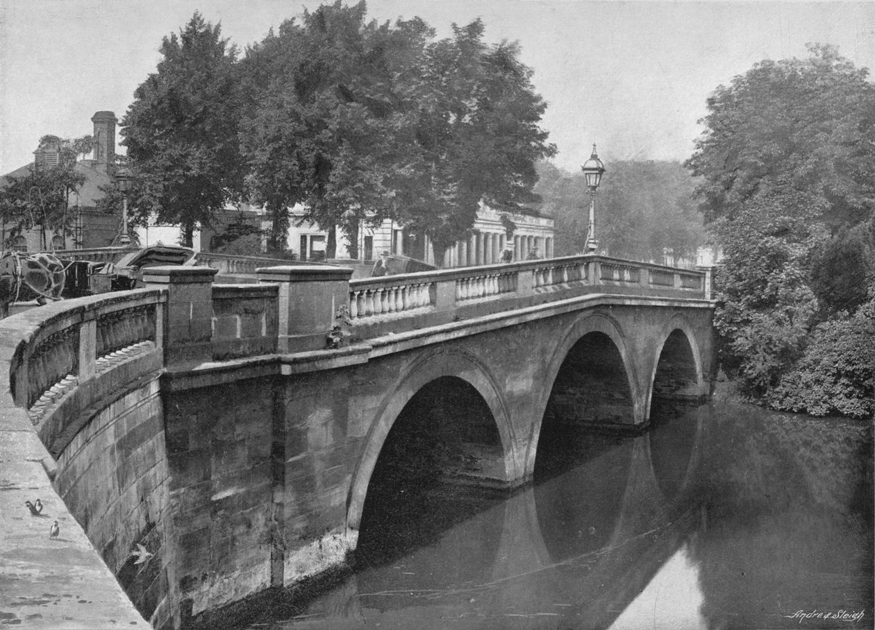 Leamington Bridge, 1896 tekijältä Valentine and Sons Ltd