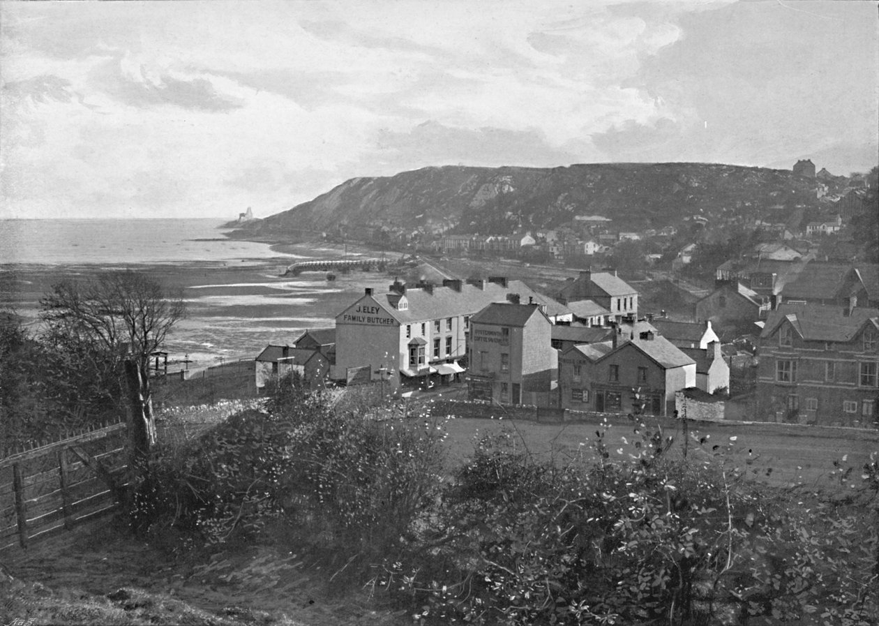 The Mumbles, c1896 tekijältä Valentine and Sons Ltd