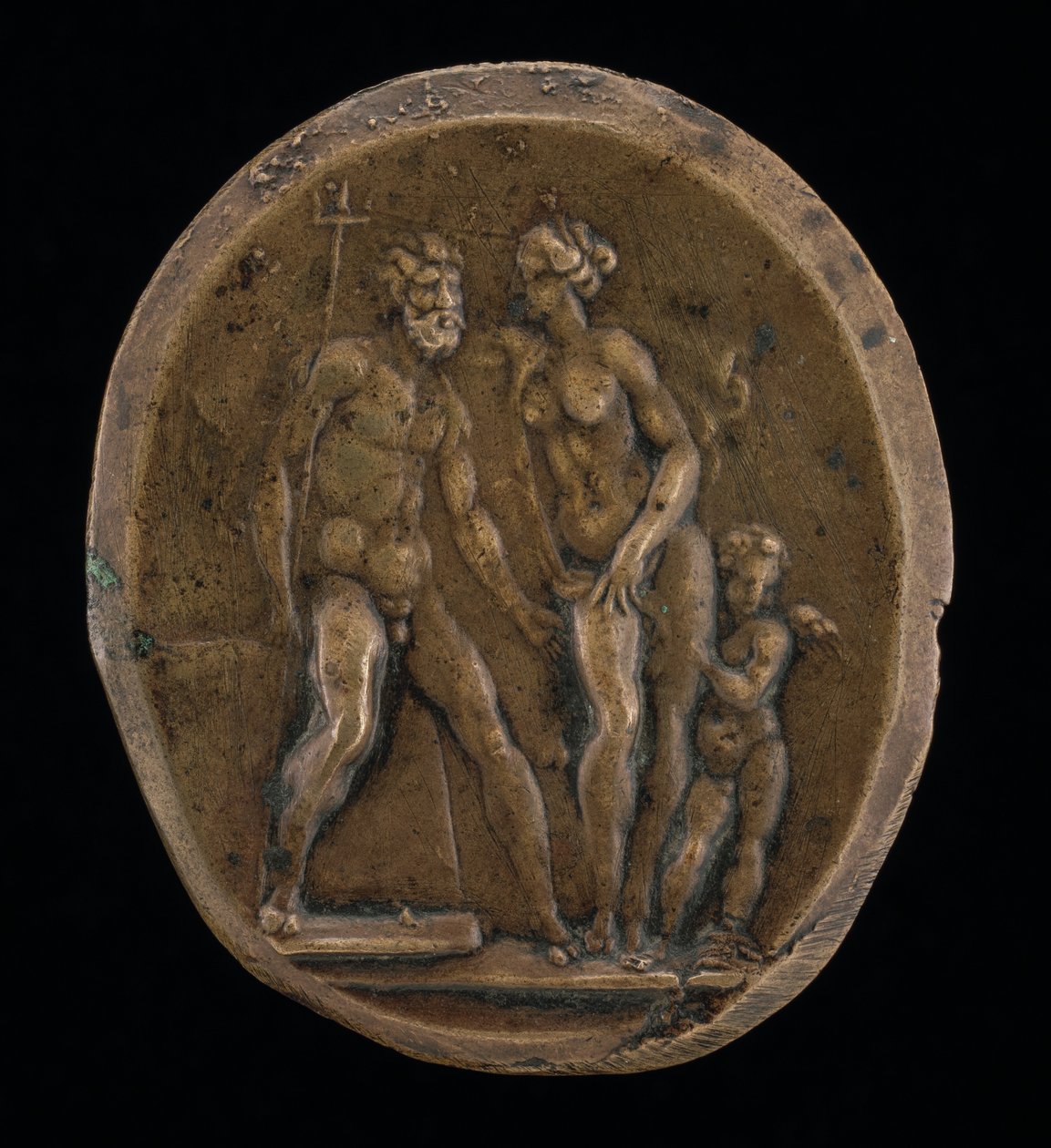 Neptunus, Amfitriitti ja Cupid. tekijältä Valerio Belli