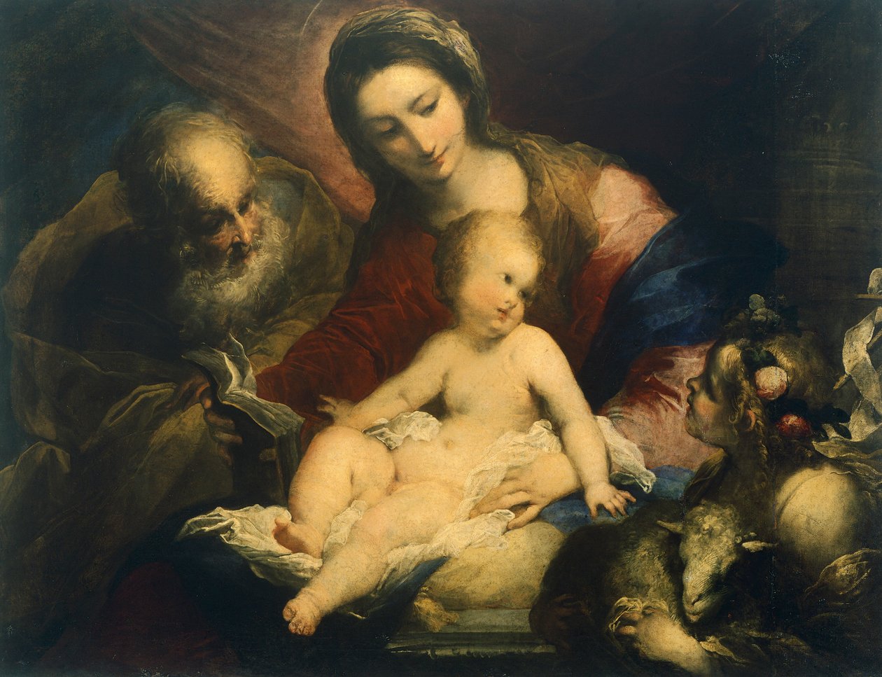 Pyhä perhe, Valerio Castello (1624-1659) tekijältä Valerio Castello