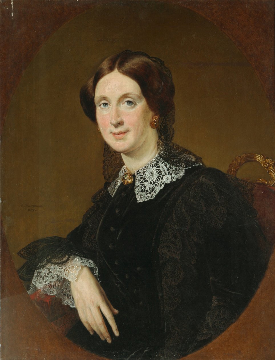 Muotokuva N.I. Panina, 1855 tekijältä Vasili Andreevich Tropinin