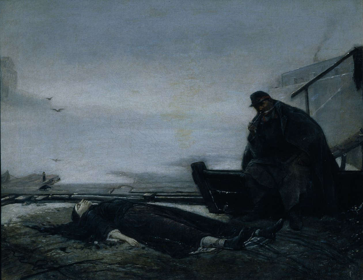 Hukkunut, 1860-luvun puoliväli tekijältä Vasili Grigorevich Perov