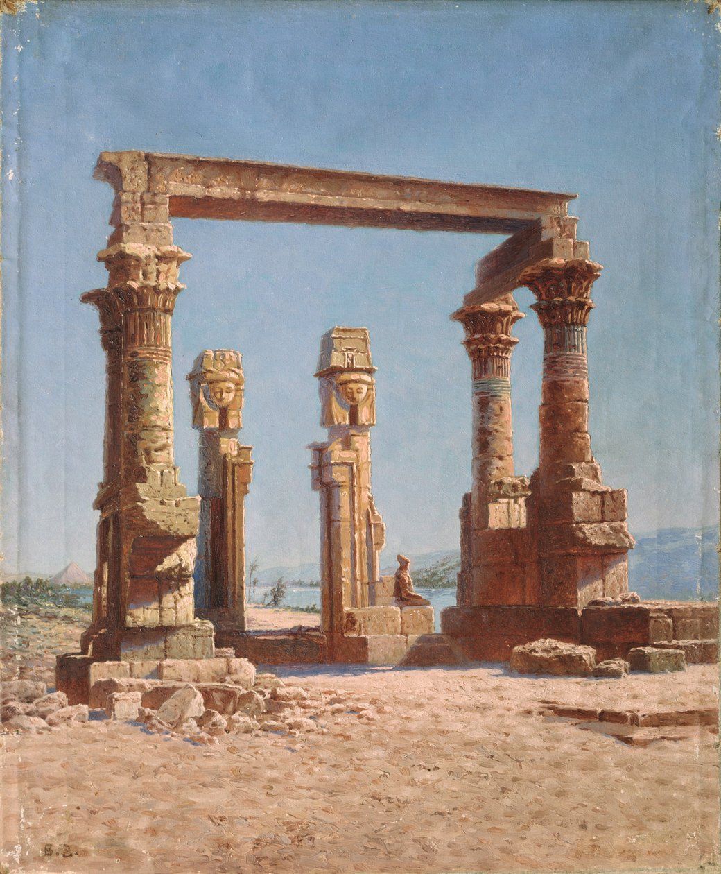 Egyptin temppelin raunio tekijältä Vasili Vasilievich Vereshchagin