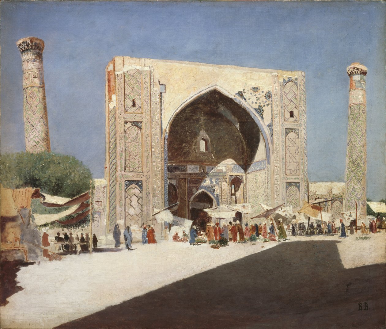 Samarkand, 1869-1870 tekijältä Vasili Vasilievich Vereshchagin
