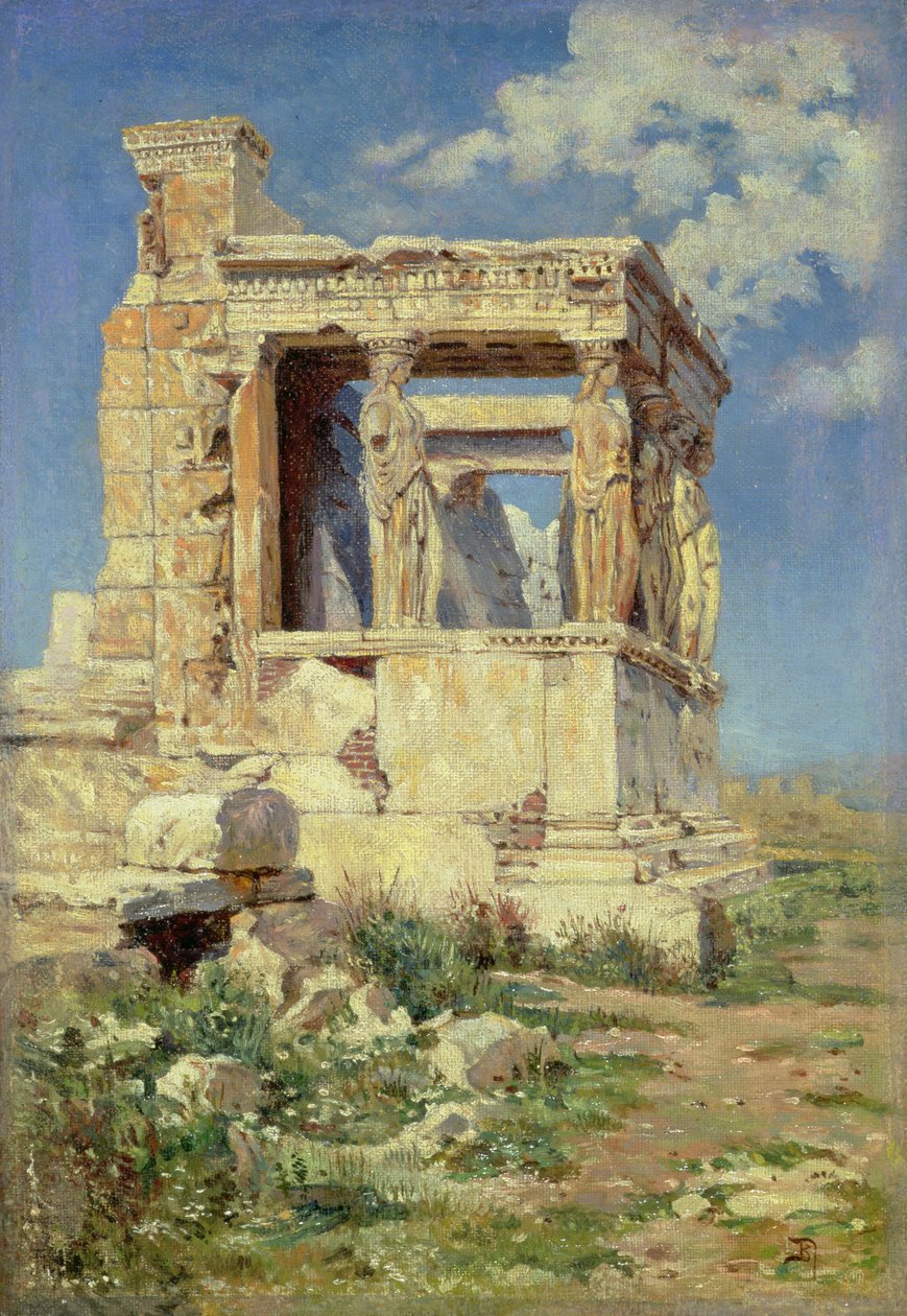 Portico karjatidien kanssa, 1882 tekijältä Vasilij Dmitrievich Polenov