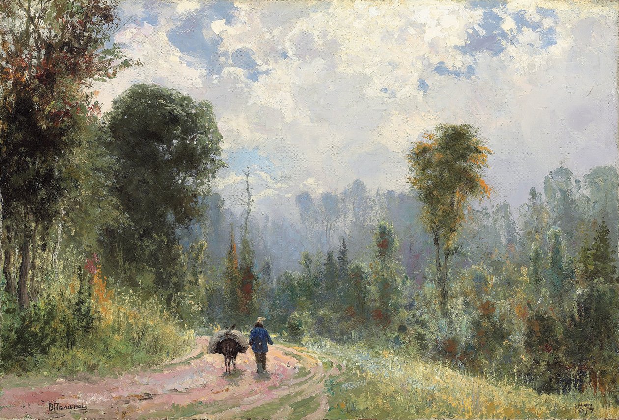 Metsäpolku, 1874 tekijältä Vasilij Dmitrievich Polenov