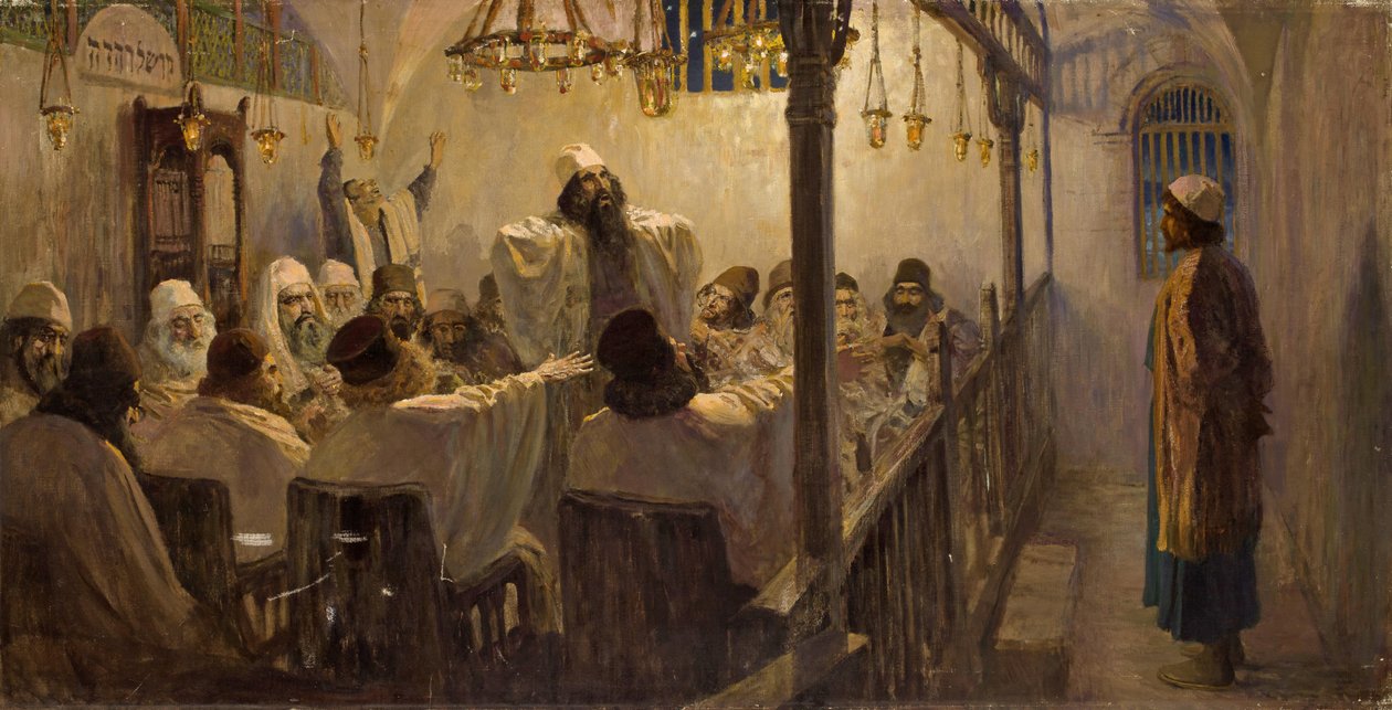Hän on syyllinen kuolemaan!, 1906 tekijältä Vasilij Dmitrievich Polenov