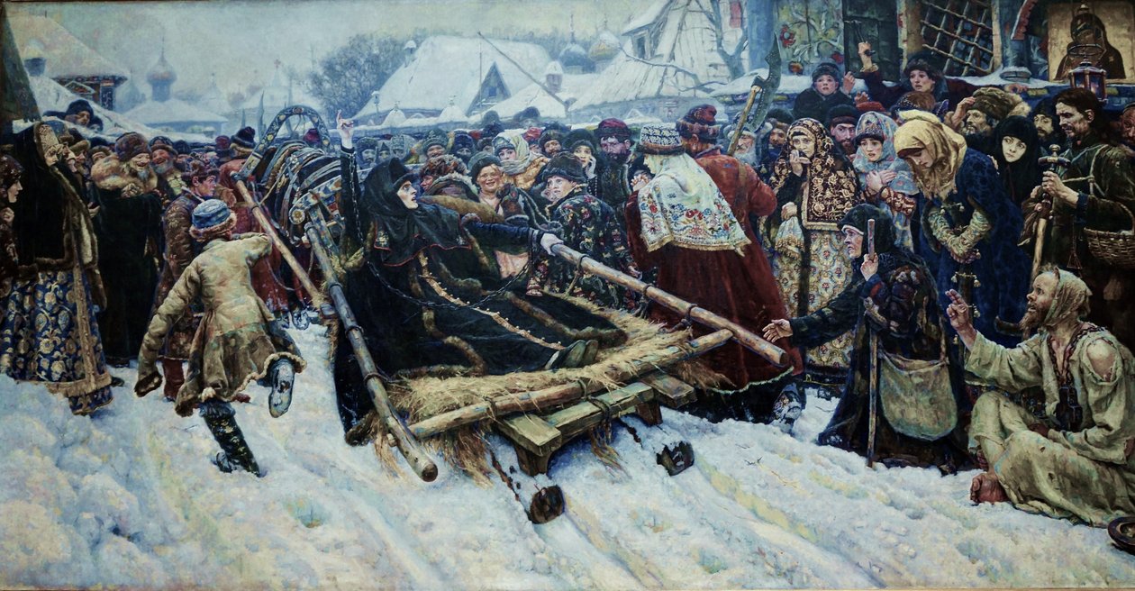 Bojarina Morozova tekijältä Vasilij Ivanovic Surikov