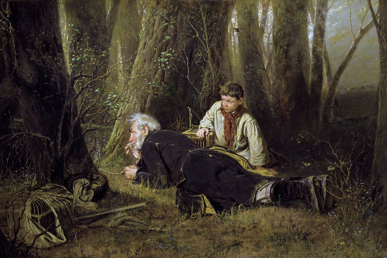 "Linnusieppaaja", 1870. tekijältä Vasily Perov