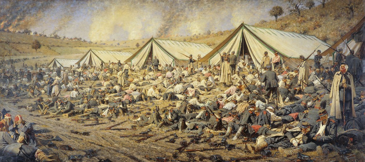 Hyökkäyksen jälkeen. Plevna, 1877-1878 tekijältä Vasily Vereshchagin