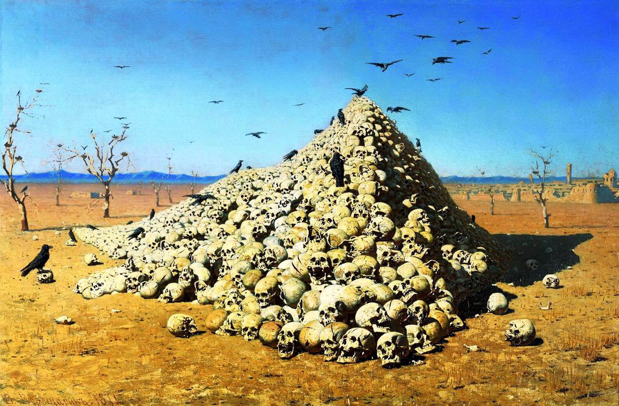 Sodan apoteoosi, 1871 tekijältä Vasily Vereshchagin
