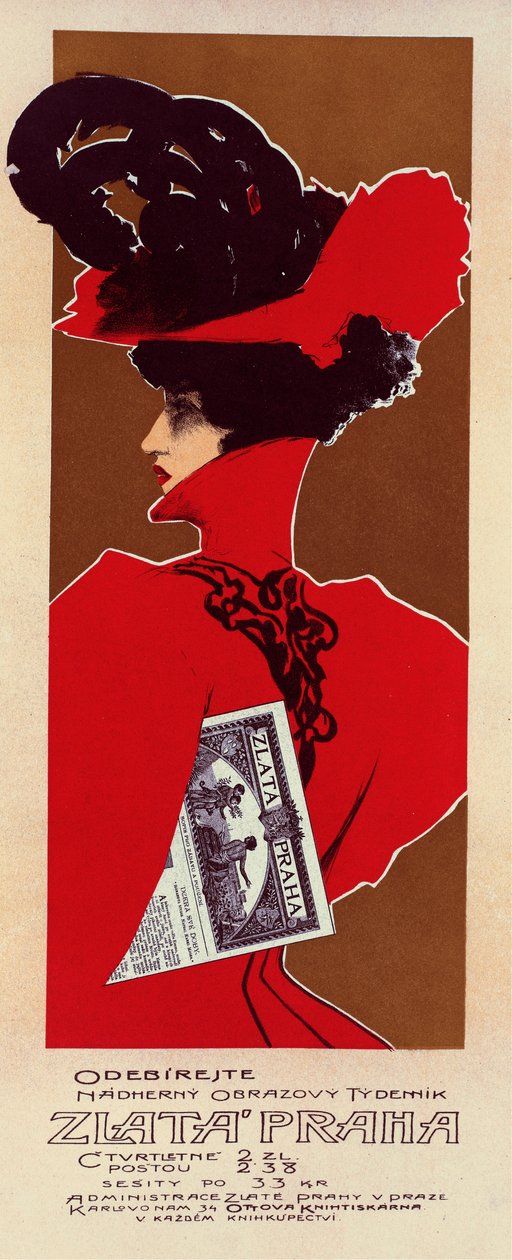 Kultainen Praha, 1898. tekijältä Václav Oliva