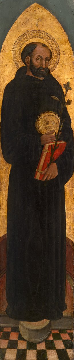 Tolentinon Pyhä Nikolaus Augustinuksen alttaritaulusta. tekijältä Venetian