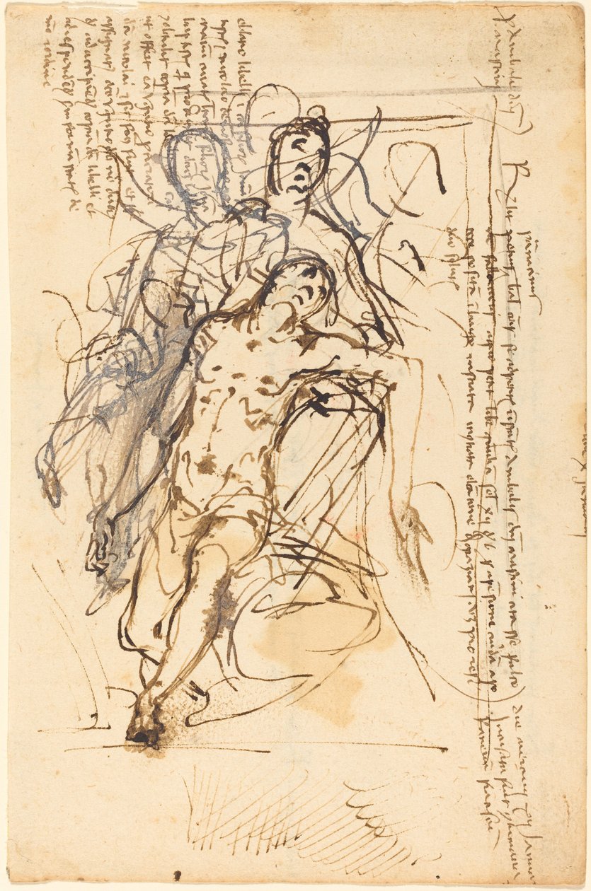 Pietà tekijältä Venetian 17th Century