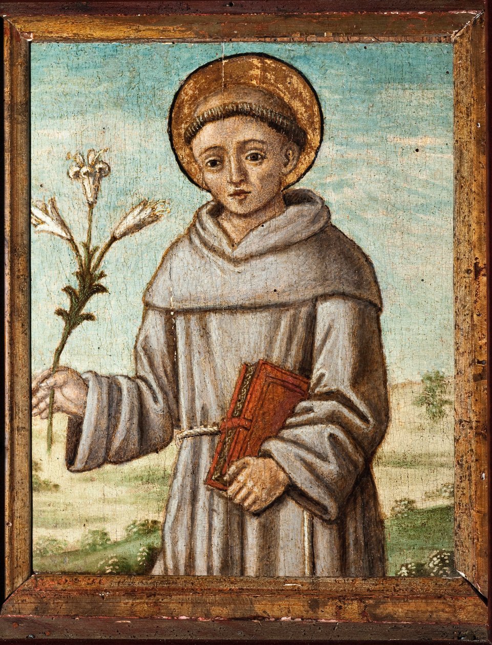 Pyhä Antonius Padovalainen (maalaus tekijältä Venetian School