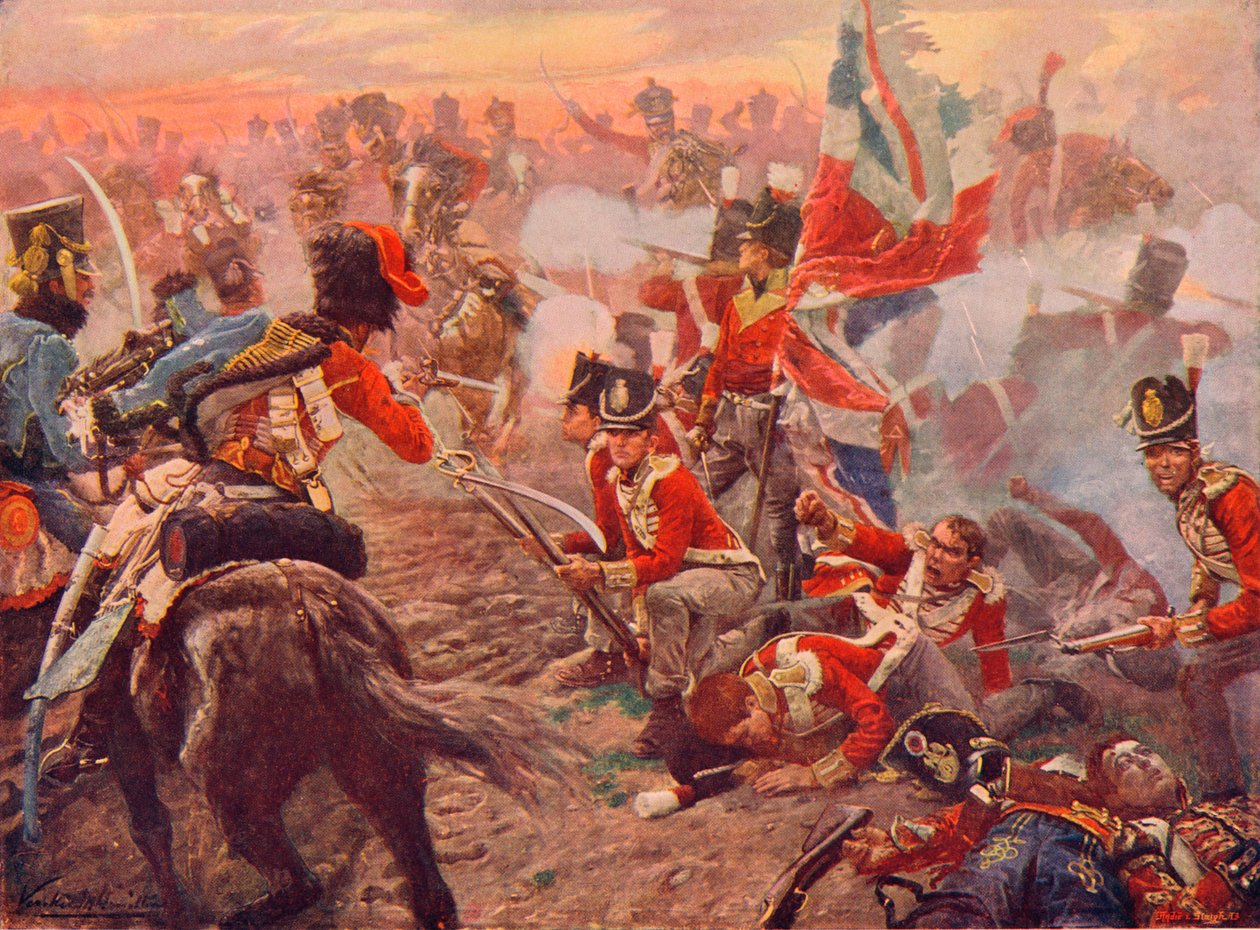 Quatre Brasin taistelu, 1815 1906 tekijältä Vereker Monteith Hamilton