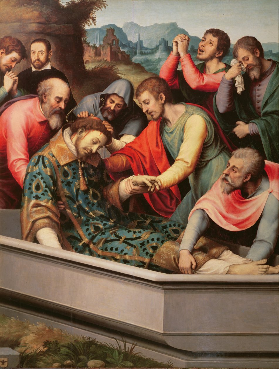 St. Estebanin hautaus tekijältä Vicente Juan Macip