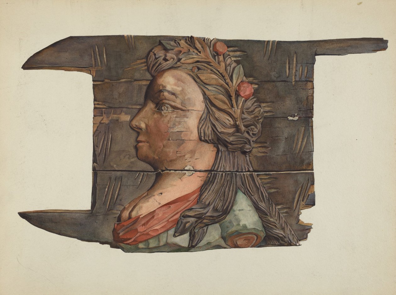Puuveistokset, c. 1938. tekijältä Victor F. Muollo