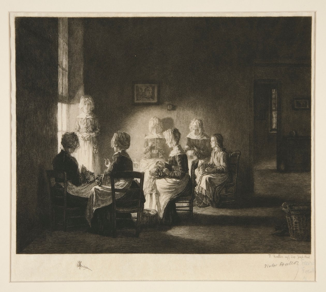 Lacemakers tekijältä Victor Louis Focillon