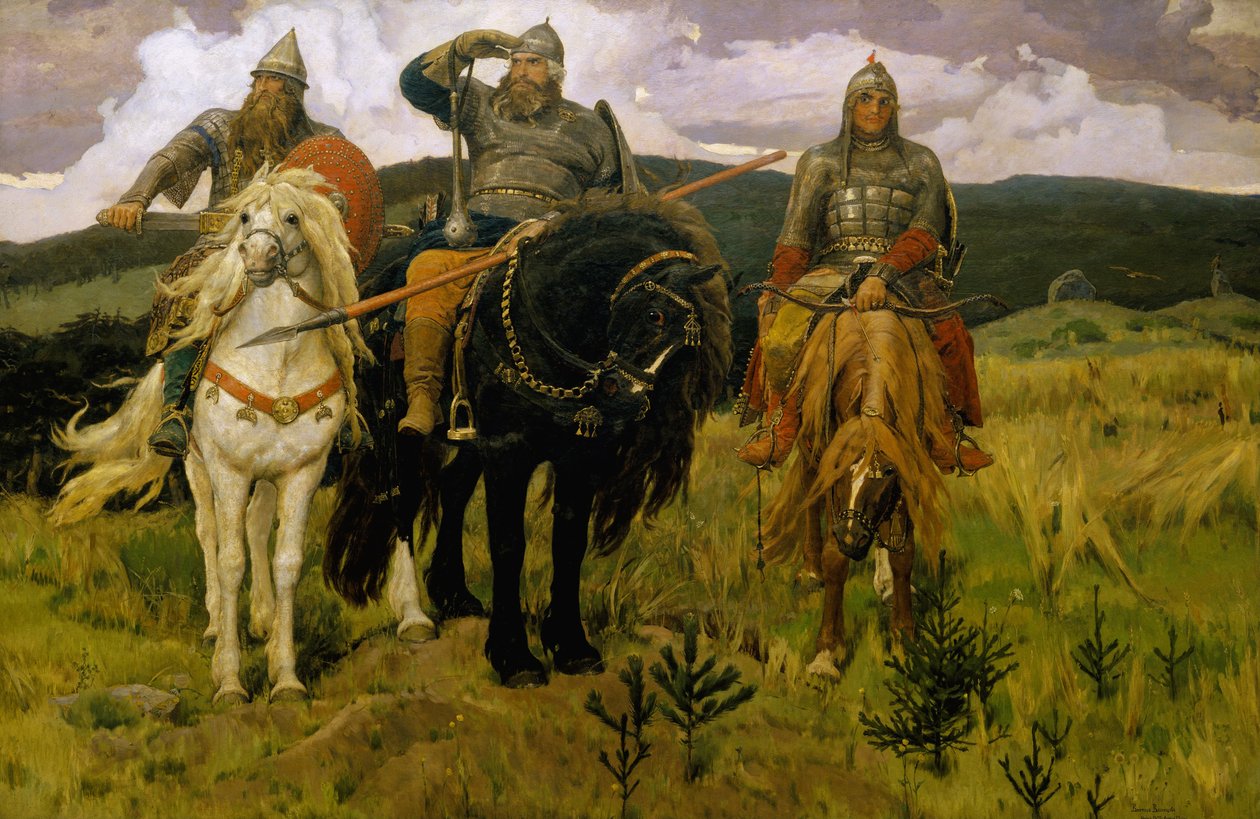 Sankarit (Heroes) tekijältä Viktor Mikhaylovich Vasnetsov