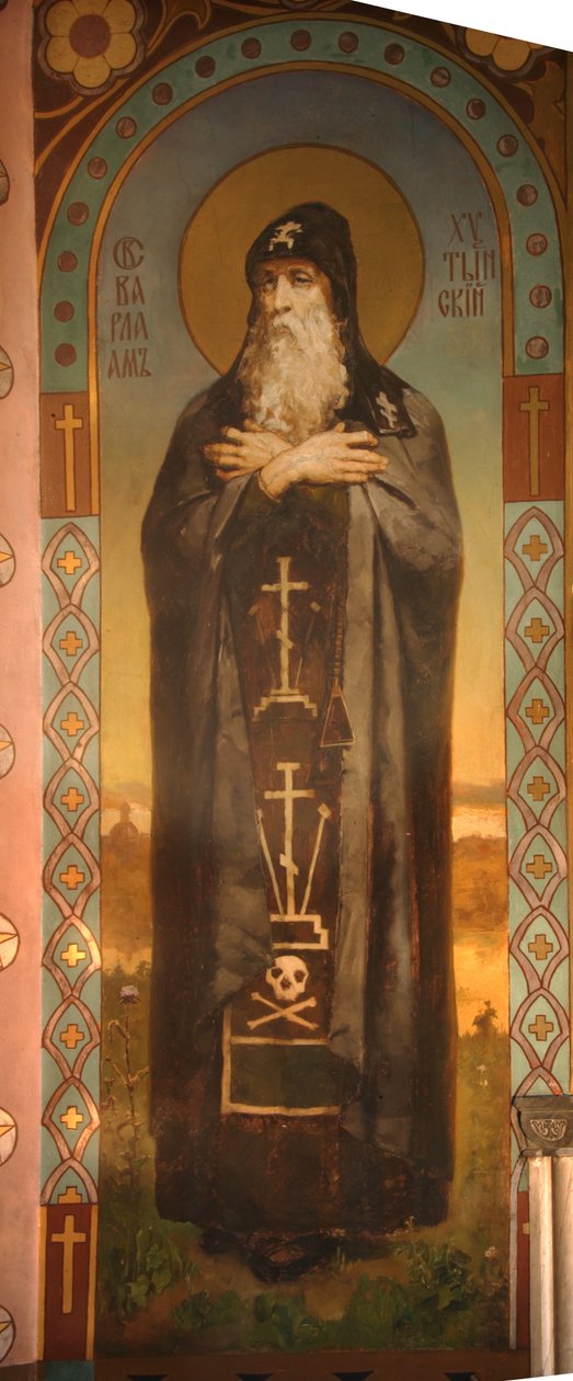 Saint Barlaam Khutynista, 1885-1896 tekijältä Viktor Mikhaylovich Vasnetsov