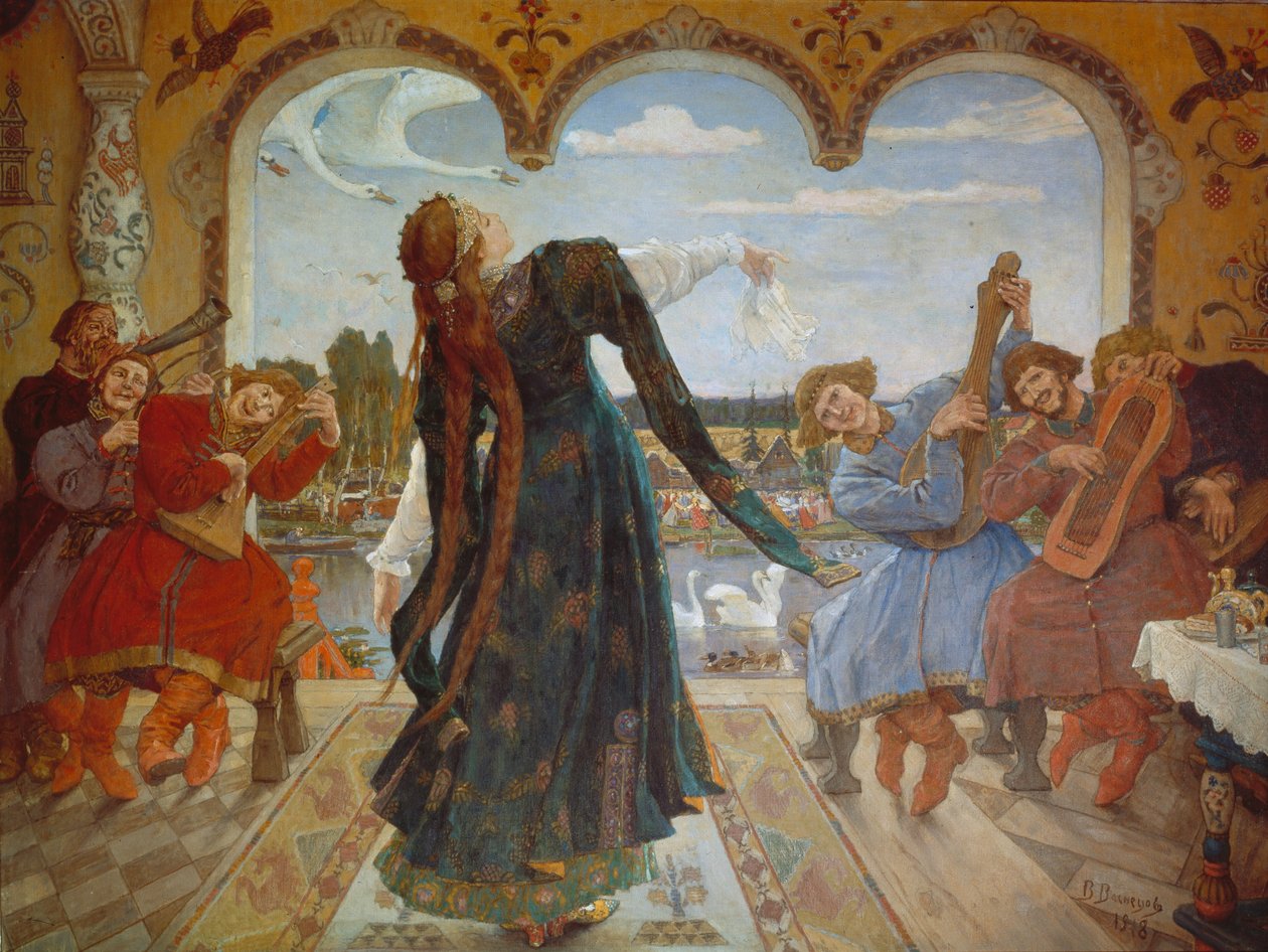 Sammakkoprinsessa, 1901-1918 tekijältä Viktor Mikhaylovich Vasnetsov