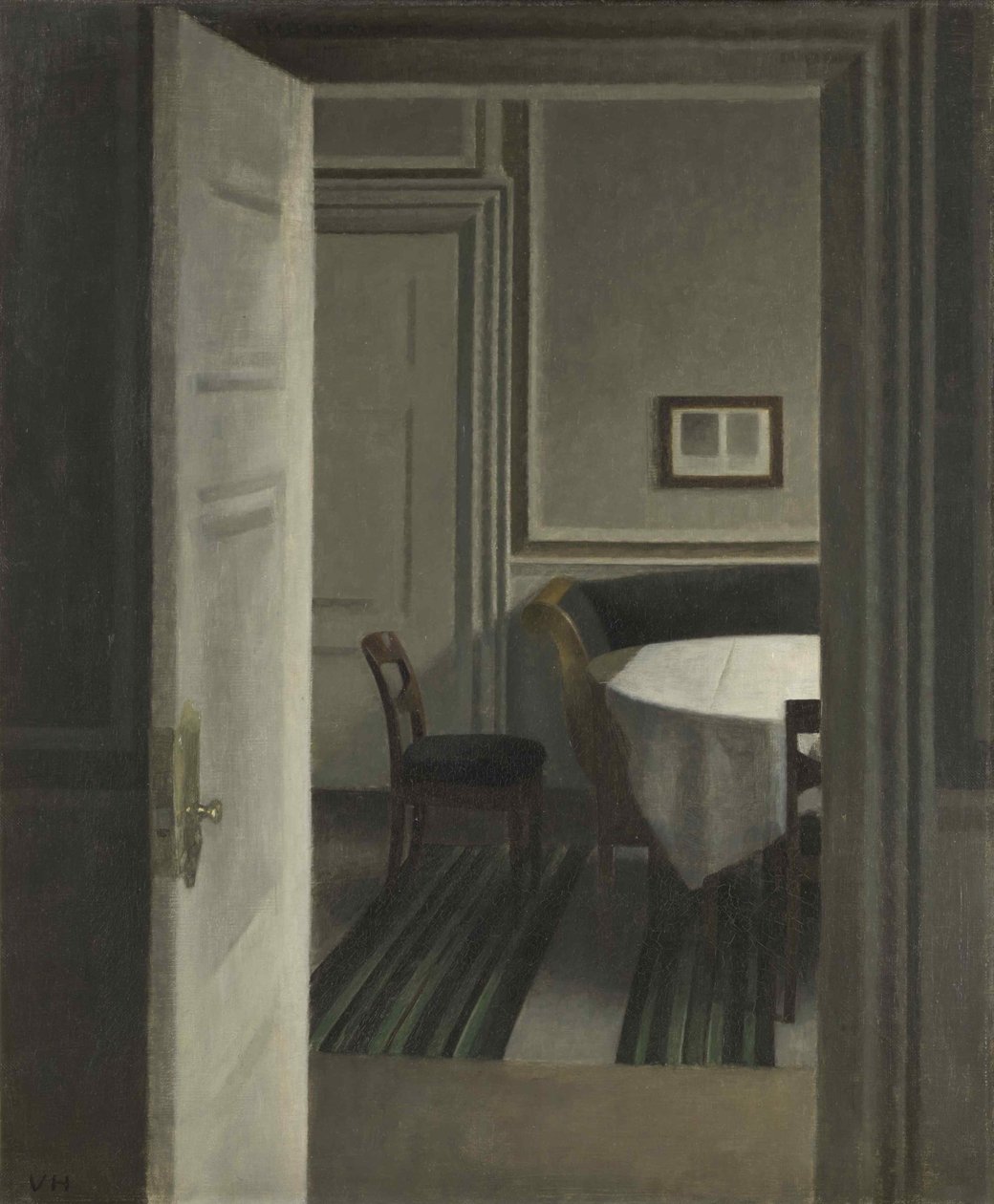 Sisustus, Strandgade 30, 1904. tekijältä Vilhelm Hammershøi