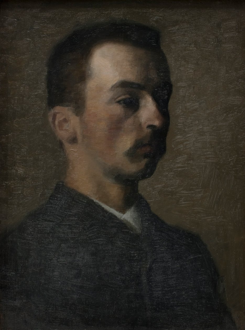 Omakuva, 1890. tekijältä Vilhelm Hammershøi
