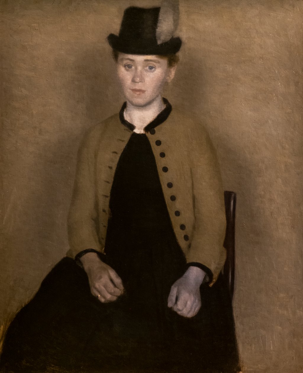 Ida Ilstedin muotokuva tekijältä Vilhelm Hammershoi