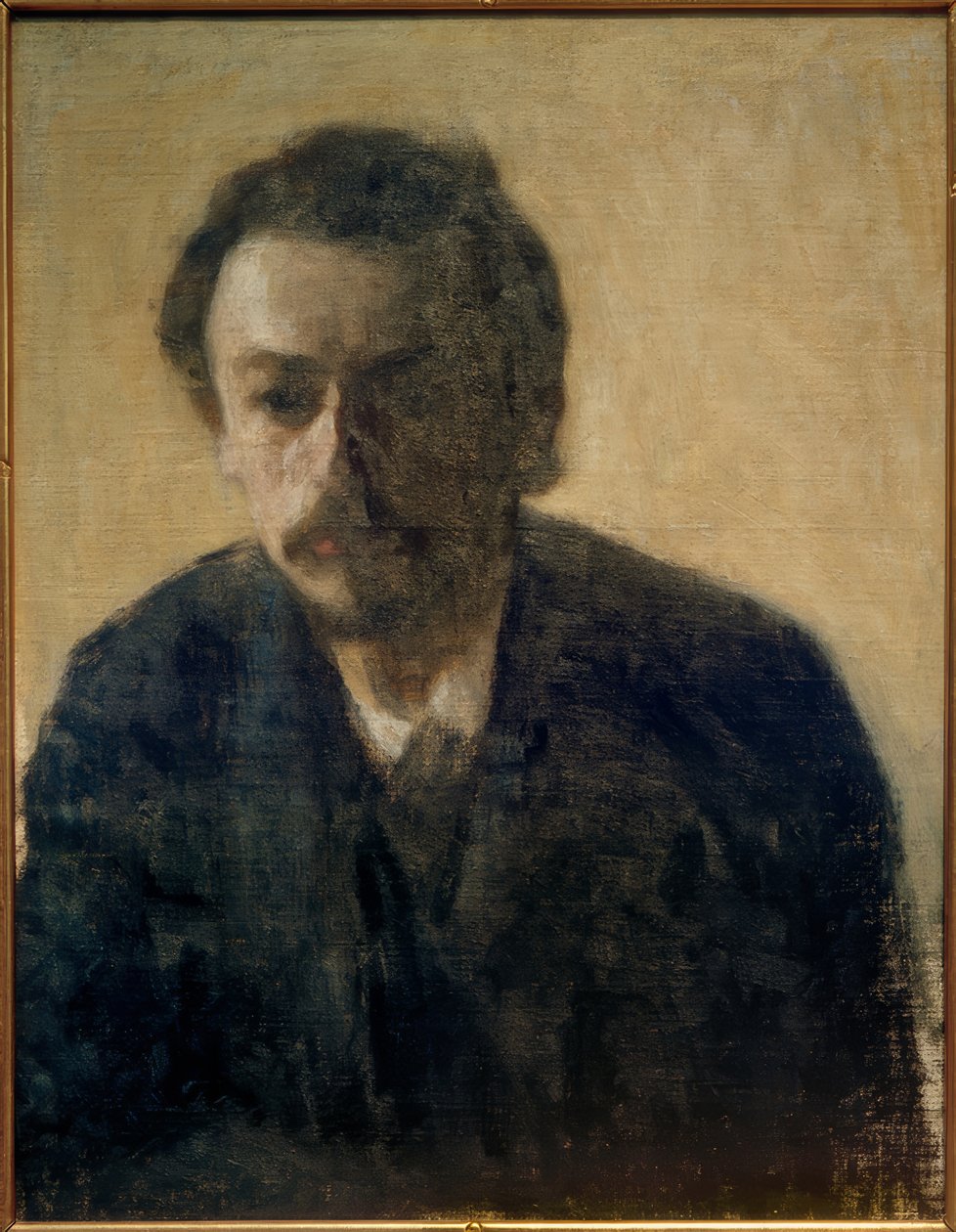 Omakuva V.Hammershöi, 1891 tekijältä Vilhelm Hammershoi