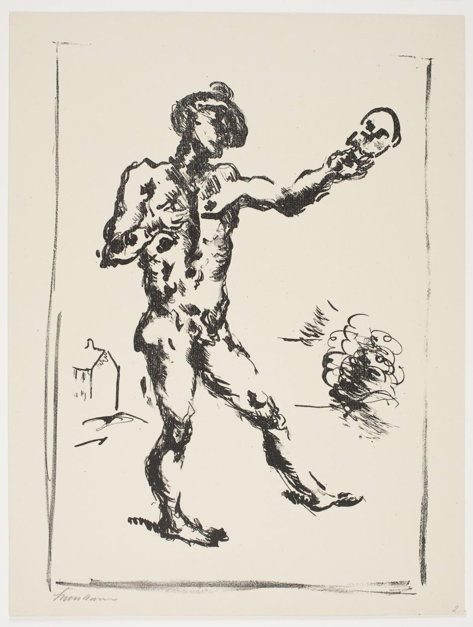 Lehti "Klingens Kunstnermappe No. 2" tekijältä Vilhelm Lundstrøm